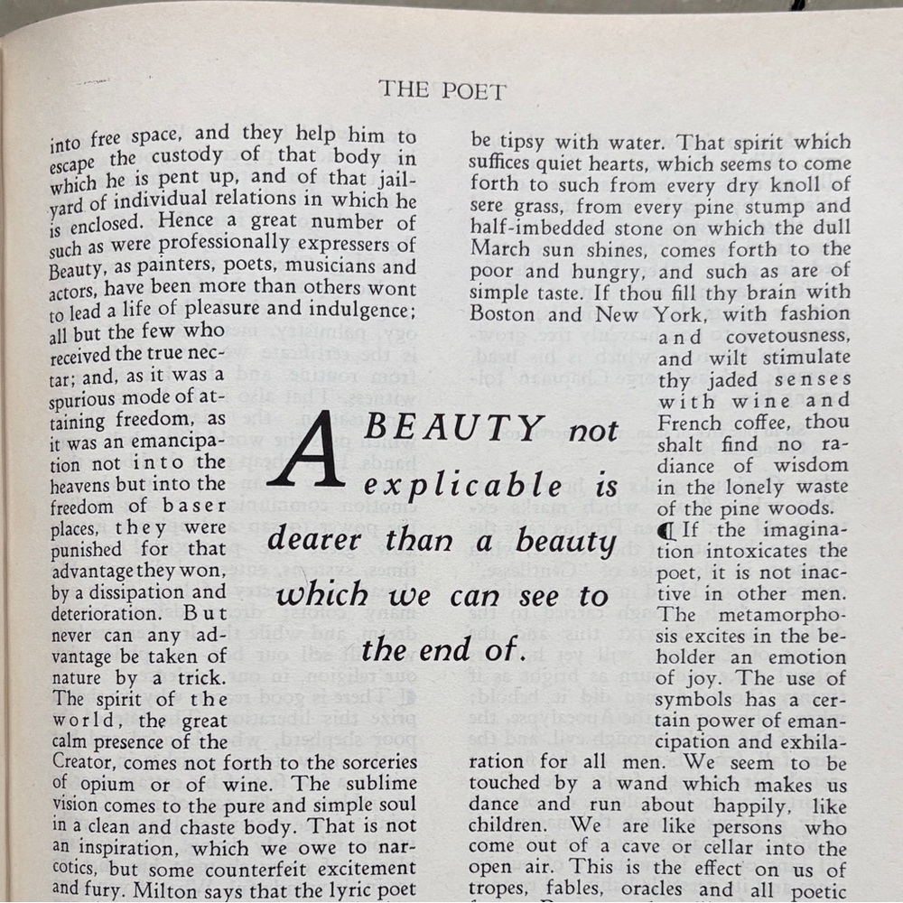 1930 Collected Writings of Emerson Concord MA Nature Eros Poetry 2 Volumes - Picture 8 of 16